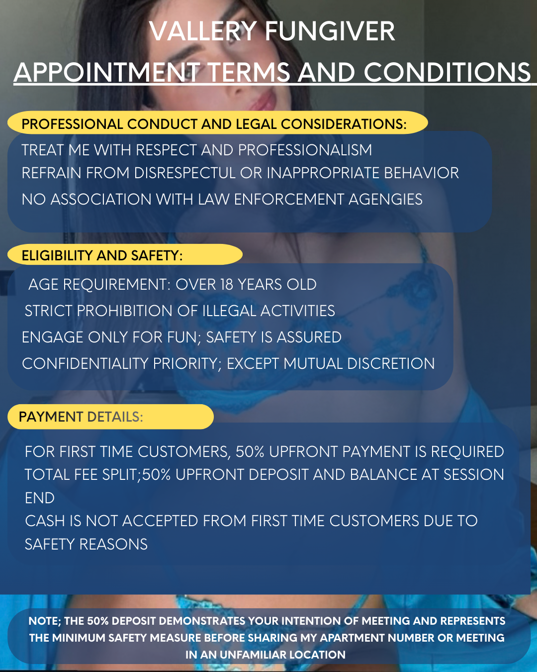 Appointment Terms and Conditions